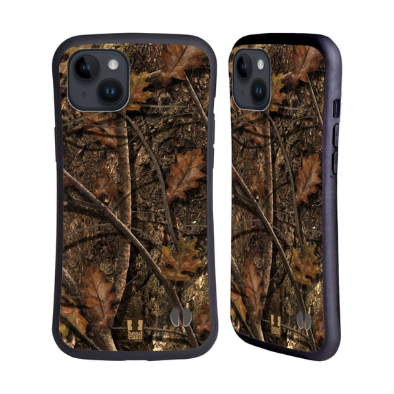 Head Case Designs Camouflage Hunting Fall Deer Hunt Hybrid Case Compatible with Apple iPhone 15 Plus