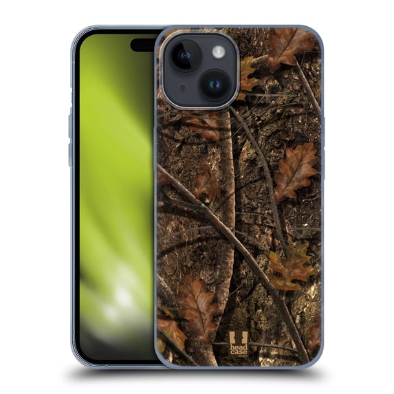 Head Case Designs Camouflage Hunting Fall Deer Hunt Soft Gel Case Compatible with Apple iPhone 15
