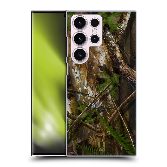 Head Case Designs Camouflage Hunting Hardwood Turkey Hunt Hard Back Case Compatible with Samsung Galaxy S23 Ultra 5G