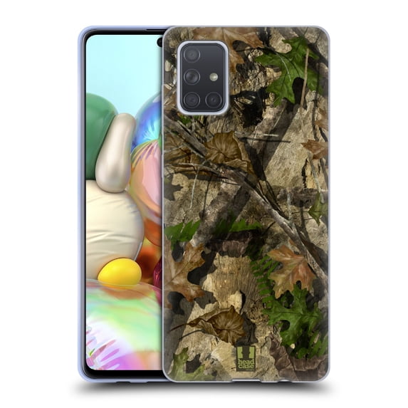 Head Case Designs Camouflage Hunting Oak Turkey Hunt Soft Gel Case Compatible with Samsung Galaxy A71 (2019)