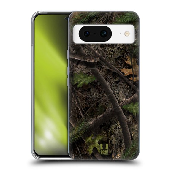 Head Case Designs Camouflage Hunting Pinewoods Turkey Hunt Soft Gel Case Compatible with Google Pixel 8