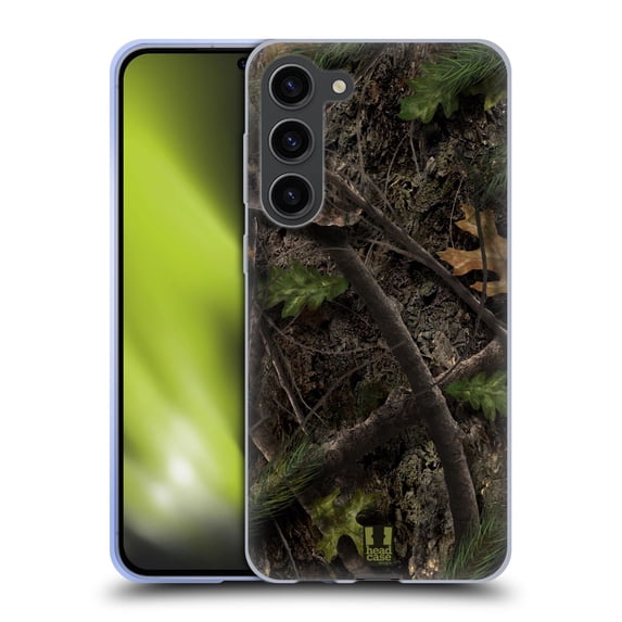 Head Case Designs Camouflage Hunting Pinewoods Turkey Hunt Soft Gel Case Compatible with Samsung Galaxy S23+ 5G