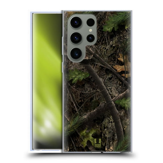 Head Case Designs Camouflage Hunting Pinewoods Turkey Hunt Soft Gel Case Compatible with Samsung Galaxy S23 Ultra 5G