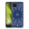 thumbnail image 1 of Head Case Designs Classic Paisley Bandana Blue Soft Gel Case Compatible with Samsung Galaxy A12 (2020), 1 of 7