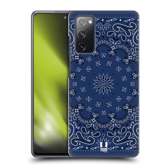 Head Case Designs Classic Paisley Bandana Classic Blue Hard Back Case Compatible with Samsung Galaxy S20 FE / 5G