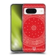 thumbnail image 1 of Head Case Designs Classic Paisley Bandana Round Red Soft Gel Case Compatible with Google Pixel 8, 1 of 7