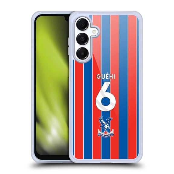 Head Case Designs Crystal Palace FC 2025/26 Players Home Kit Marc Guéhi Soft Gel Case for Samsung Galaxy A16 5G
