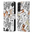 thumbnail image 1 of Head Case Designs Dog Breed Patterns 2 Akita Leather Book Wallet Case Cover Compatible with Samsung Galaxy S22+ 5G, 1 of 6