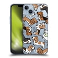 thumbnail image 1 of Head Case Designs Dog Breed Patterns 2 Basset Hound Soft Gel Case Compatible with Apple iPhone 14 Plus, 1 of 7
