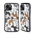 thumbnail image 1 of Head Case Designs Dog Breed Patterns 2 Great Dane Hybrid Case Compatible with Apple iPhone 15, 1 of 7
