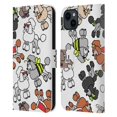thumbnail image 1 of Head Case Designs Dog Breed Patterns 2 Miniature Poodle Leather Book Wallet Case Cover Compatible with Apple iPhone 15 Plus, 1 of 6