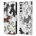 thumbnail image 1 of Head Case Designs Dog Breed Patterns 2 Miniature Schnauzer Leather Book Wallet Case Cover Compatible with Samsung Galaxy S22 5G, 1 of 6