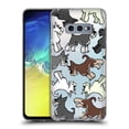 thumbnail image 1 of Head Case Designs Dog Breed Patterns 2 Miniature Schnauzer Soft Gel Case Compatible with Samsung Galaxy S10e, 1 of 7