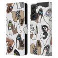 thumbnail image 1 of Head Case Designs Dog Breed Patterns 2 Shih Tzu Leather Book Wallet Case Cover Compatible with Samsung Galaxy S22+ 5G, 1 of 6