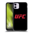 thumbnail image 1 of Head Case Designs UFC Logo Black Red Soft Gel Case for Apple iPhone 11, 1 of 7