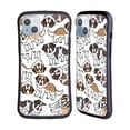 thumbnail image 1 of Head Case Designs Dog Breed Patterns 2 St. Bernard Hybrid Case Compatible with Apple iPhone 14 Plus, 1 of 7