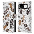 thumbnail image 1 of Head Case Designs Dog Breed Patterns 2 St. Bernard Leather Book Wallet Case Cover Compatible with Google Pixel 8, 1 of 6