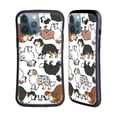 thumbnail image 1 of Head Case Designs Dog Breed Patterns 3 Australian Shepherd Hybrid Case Compatible with Apple iPhone 13 Pro Max, 1 of 7