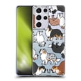 thumbnail image 1 of Head Case Designs Dog Breed Patterns 3 Australian Shepherd Soft Gel Case Compatible with Samsung Galaxy S21 Ultra 5G, 1 of 7