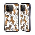 thumbnail image 1 of Head Case Designs Dog Breed Patterns 3 Boxer Hybrid Case Compatible with Apple iPhone 15 Pro, 1 of 7