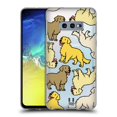thumbnail image 1 of Head Case Designs Dog Breed Patterns 3 Golden Retriever Soft Gel Case Compatible with Samsung Galaxy S10e, 1 of 7