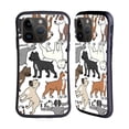 thumbnail image 1 of Head Case Designs Dog Breed Patterns 3 Pitbull Terrier Hybrid Case Compatible with Apple iPhone 15 Pro, 1 of 7