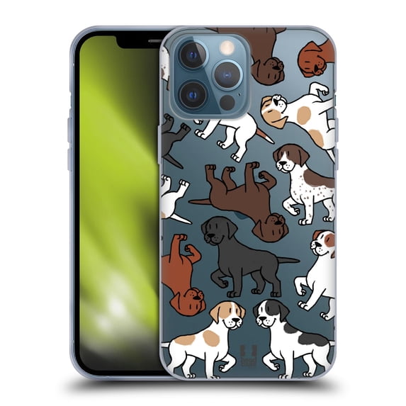 Head Case Designs Dog Breed Patterns 3 Pointer Soft Gel Case Compatible with Apple iPhone 13 Pro Max