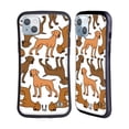 thumbnail image 1 of Head Case Designs Dog Breed Patterns 3 Vizslas Hybrid Case Compatible with Apple iPhone 14 Plus, 1 of 7