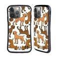 thumbnail image 1 of Head Case Designs Dog Breed Patterns 3 Vizslas Hybrid Case Compatible with Apple iPhone 14 Pro, 1 of 7