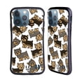 thumbnail image 1 of Head Case Designs Dog Breed Patterns 3 Yorkshire Terrier Hybrid Case Compatible with Apple iPhone 13 Pro, 1 of 7