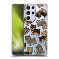 thumbnail image 1 of Head Case Designs Dog Breed Patterns 3 Yorkshire Terrier Soft Gel Case Compatible with Samsung Galaxy S21 Ultra 5G, 1 of 7