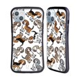 thumbnail image 1 of Head Case Designs Dog Breed Patterns Beagle Hybrid Case Compatible with Apple iPhone 14 Plus, 1 of 7