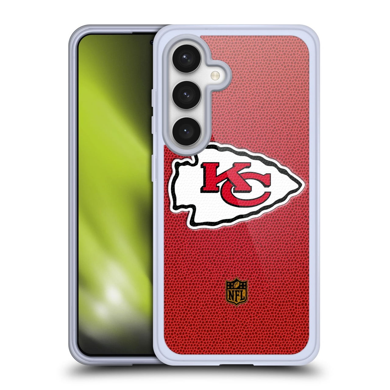 Head Case Designs NFL Kansas City Chiefs Logo Football Soft Gel Case for Samsung Galaxy S24 5G