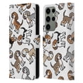 thumbnail image 1 of Head Case Designs Dog Breed Patterns Beagle Leather Book Wallet Case Cover Compatible with Samsung Galaxy S23 Ultra 5G, 1 of 6