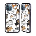 thumbnail image 1 of Head Case Designs Dog Breed Patterns Bulldog Hybrid Case Compatible with Apple iPhone 13 Pro Max, 1 of 7