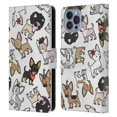 thumbnail image 1 of Head Case Designs Dog Breed Patterns Chihuahua Leather Book Wallet Case Cover Compatible with Apple iPhone 14, 1 of 6