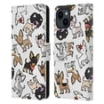 thumbnail image 1 of Head Case Designs Dog Breed Patterns Chihuahua Leather Book Wallet Case Cover Compatible with Apple iPhone 15, 1 of 6