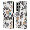thumbnail image 1 of Head Case Designs Dog Breed Patterns Corgi Leather Book Wallet Case Cover Compatible with Samsung Galaxy S23 Ultra 5G, 1 of 6