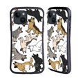 thumbnail image 1 of Head Case Designs Dog Breed Patterns German Shepherd Hybrid Case Compatible with Apple iPhone 15, 1 of 7