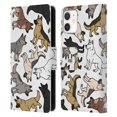 thumbnail image 1 of Head Case Designs Dog Breed Patterns German Shepherd Leather Book Wallet Case Cover Compatible with Apple iPhone 12 Mini, 1 of 6