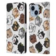 thumbnail image 1 of Head Case Designs Dog Breed Patterns Pomeranian Leather Book Wallet Case Cover Compatible with Apple iPhone 14 Plus, 1 of 6