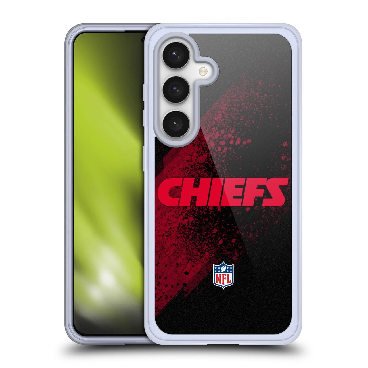 Head Case Designs NFL Kansas City Chiefs Logo Blur Soft Gel Case for Samsung Galaxy S24 5G