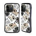 thumbnail image 1 of Head Case Designs Dog Breed Patterns Pug Hybrid Case Compatible with Apple iPhone 15 Pro, 1 of 7
