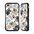 thumbnail image 1 of Head Case Designs Dog Breed Patterns Pug Hybrid Case Compatible with Apple iPhone 7 Plus / iPhone 8 Plus, 1 of 7