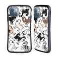 thumbnail image 1 of Head Case Designs Dog Breed Patterns Siberian Husky Hybrid Case Compatible with Apple iPhone 13, 1 of 7
