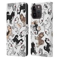 thumbnail image 1 of Head Case Designs Dog Breed Patterns Siberian Husky Leather Book Wallet Case Cover Compatible with Apple iPhone 15 Pro, 1 of 6