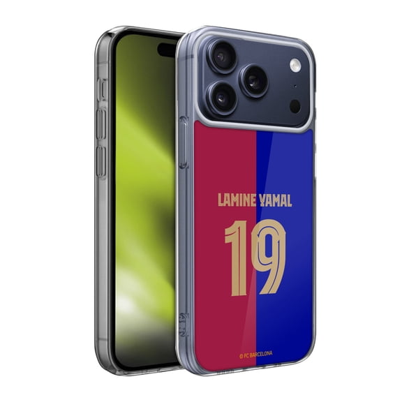 Head Case Designs FC Barcelona 2024/25 Players Home Kit Lamine Yamal Soft Gel Case for Apple iPhone 17 Pro Max