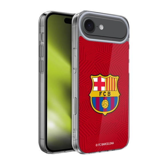 Head Case Designs FC Barcelona Crest Red Soft Gel Case for Apple iPhone 17 Air