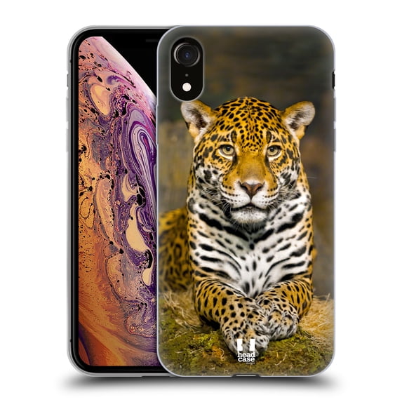 Head Case Designs Famous Animals Adult Female Jaguar Soft Gel Case Compatible with Apple iPhone XR