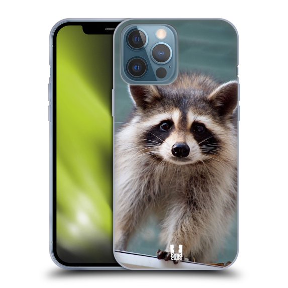 Head Case Designs Famous Animals Baby Raccoon Soft Gel Case Compatible with Apple iPhone 13 Pro Max